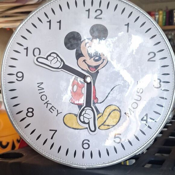 NWT Loungefly: Disney Mickey Mouse Clock Mini Backpack – Stylish, Compact Design - Picture 4 of 5